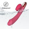 Wibrator silicone vibrator usb, 10 vibration modes, heating